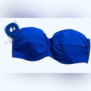 NWT Victoria's Secret Blue Bikini Top